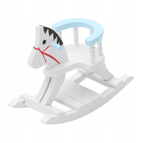 Mini chaise cheval en bois  l'chelle 1/12, modle de poupe bb, meubles, dcor