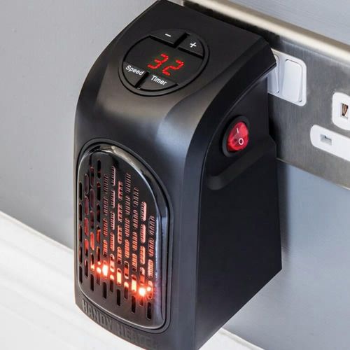 Mini chauffage d'appoint rapide pole ventilation 400w