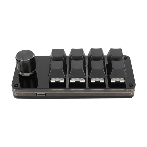 Mini clavier à 8 touches avec bouton, programme personnalisable, interrupteur bleu échangeable à chaud, séparation des câbles, Macro clavier mécanique
