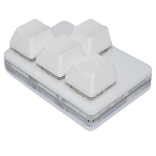 Mini Clavier De Jeu  4 Touches, Avec Interrupteur Rouge, Personnalisable, Avec Macro-Programmation, Dessin Rvb