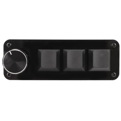Mini clavier mécanique à 3 touches avec bouton, programmation personnalisée, interrupteur bleu échangeable à chaud, Macro, pour jeux