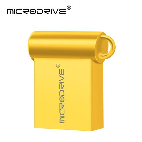 Mini cl usb 2.0 en mtal,3 couleurs,support  mmoire,lecteur flash- Or-8 GO-C76