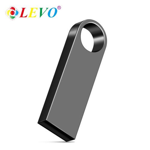 Mini cl USB 2.0 en mtal,support  mmoire de 8GB 16GB 32GB 64GB, ,haute vitesse,disque flash - Type Black-4 GO #C