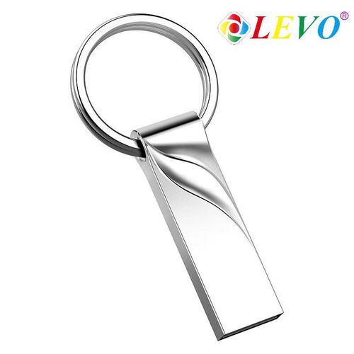 Mini cl USB 2.0 en mtal,support  mmoire de 8GB 16GB 32GB 64GB, ,haute vitesse,disque flash - Type Silver-32 GO #A