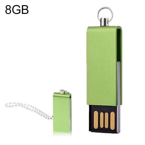 Mini cl USB-Conception rotative,32 Go,Violet Vert Vert