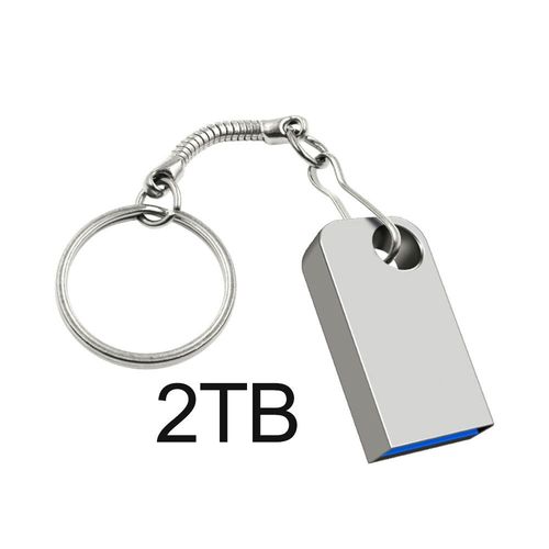 Mini cl USB haute vitesse,cl USB 3.0,cl USB portable,SSD,mmoire 1 To,2 To,512 Go,Super - Type silver 2TB #A