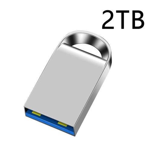 Mini cl USB haute vitesse,cl USB 3.0,cl USB portable,SSD,mmoire 1 To,2 To,512 Go,Super - Type silver 2TB #C