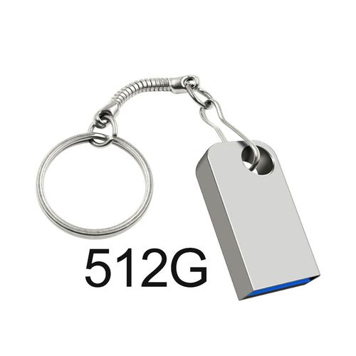 Mini cl USB haute vitesse,cl USB 3.0,cl USB portable,SSD,mmoire 1 To,2 To,512 Go,Super - Type silver 512GB #A