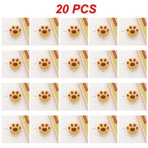 Mini Couteau Utilitaire Patte De Chat Kawaii,Coupe-Papier Mignon,Couteau De Poche,Ouvre-Bote Express,Couteau  Enveloppe,Papeterie Corenne,1  40 Pices - Type A 20pcs