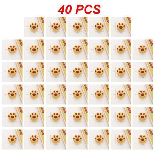 Mini Couteau Utilitaire Patte De Chat Kawaii,Coupe-Papier Mignon,Couteau De Poche,Ouvre-Bote Express,Couteau  Enveloppe,Papeterie Corenne,1  40 Pices - Type A 40pcs