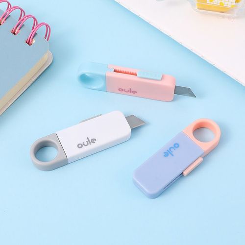 Mini Couteau Utilitaire Portable Mignon, Forme De Disque Flash Usb, Bote Express, Coupe-Papier, Ouvre-Enveloppe, Emballage Artisanal, Papeterie