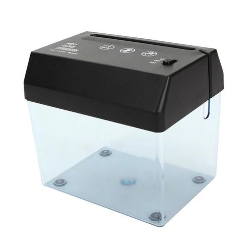Mini Dchiqueteuse lectrique A6crusher Machine De Dcoupe De Documents En Papier Avec Ouvre-Lettre Pour Bureau  Domicile Nouveau