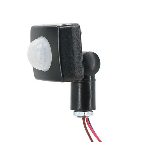 Mini Dtecteur De Mouvement  Led Pir, Impermable Conforme  La Norme Ip65, Luminaire D'extrieur, Lumire  Large Faisceau, Interrupteur Rglable, 85/265v