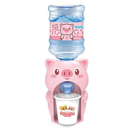 Mini Distributeur D'eau Pour Enfants, Cadeau Mignon, Eau Froide/Chaude, Jus De Lait, Fontaine  Boire, Simulation Cochon De Dessin Anim, Jouet De Cuisine