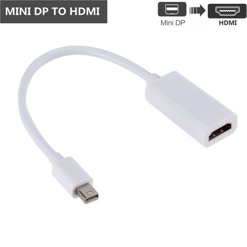 MINI DP TO HDMI - Adaptateur Mini DP DisplayPort vers HDMI, 3 en 1, VGA, DVI, cble convertisseur pour MacBook Pro Air Mini DisplayPort