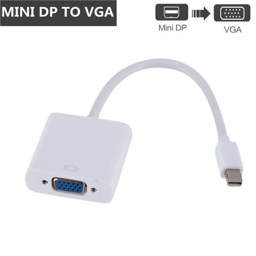 MINI DP TO VGA - Adaptateur Mini DP DisplayPort vers HDMI, 3 en 1, VGA, DVI, cble convertisseur pour MacBook Pro Air Mini DisplayPort