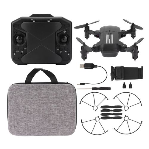 Mini Drone, Demarrage Par Simple Pression D'une Touche, Maintien D'altitude, Camera 4k, Mode Sans Tete, Reglage De La Vitesse, Quadricoptere Pliable, Noir, Camera Unique