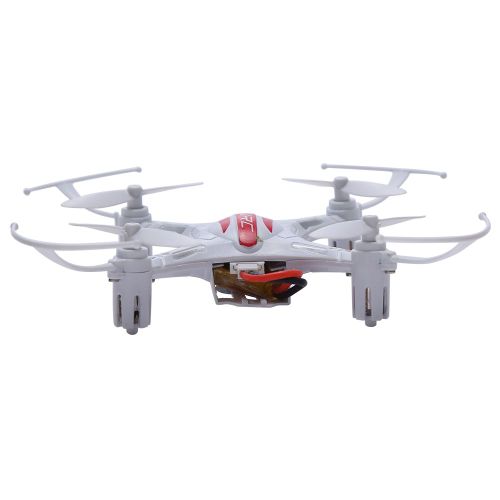 Mini Drone Quadricoptere Telecommande Sans Tete, Retour Par Simple Pression D'une Touche, Helicoptere Rc (Blanc)