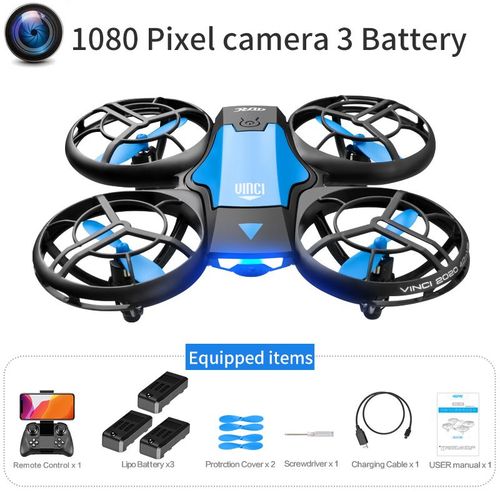 Mini Drone V8 CamRa Hd 4k 2021 P Wifi Fpv Pression De L'air