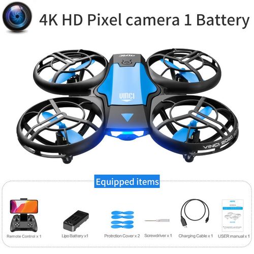 Mini Drone V8 CamRa Hd 4k 2021 P Wifi Fpv Pression De L'air