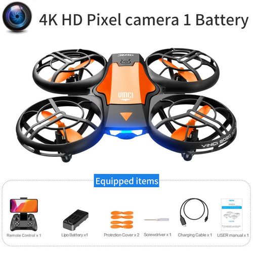 Mini Drone V8 CamRa Hd 4k 2021 P Wifi Fpv Pression De L'air
