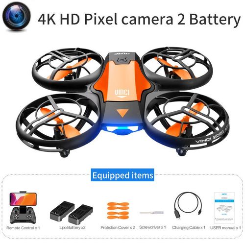 Mini Drone V8 CamRa Hd 4k 2021 P Wifi Fpv Pression De L'air