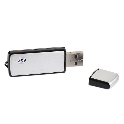Mini enregistrement activ par la voix de 8 Go, enregistreur denregistrement sonore  cl USB, pour les confrences, les runions, la classe