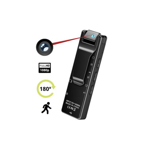 Mini Enregistreur camra Full HD avec lentille rotative  180 degrs avec vision nocturne et dtection de mouvement