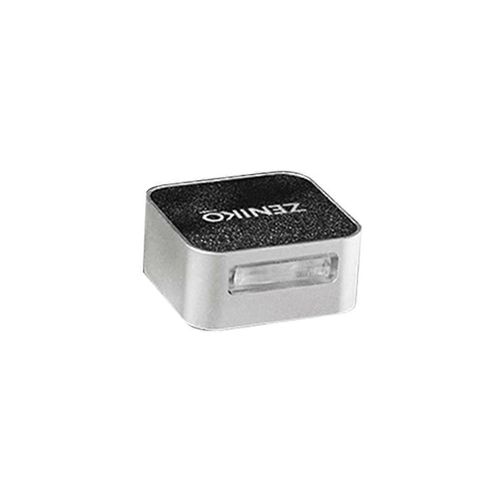 Mini flash retro ZF08 universel avec griffe porte-accessoire argentee