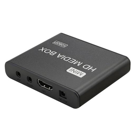 Mini HD 1080P Media Player BOX USB Media Box Avec HDMI AV MMC AVI MOV MP4 MKV _djz289
