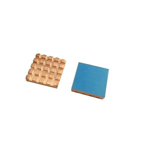 Mini HeatSink 9x9x4mm 1x pur cuivre refroidisseur Mini dissipateur de chaleur arrire mmoire RAM vier refroidissement pour framboise Pi 2 3 MOS DDR VGA GPU IC puce radiateur radiateur
