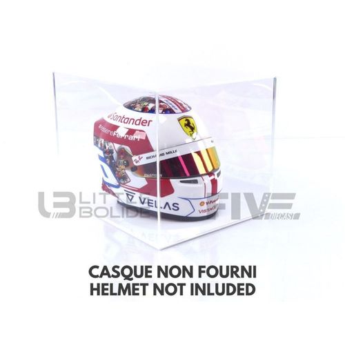 Mini Helmet 1/2 Bv2white/73685 Display Case Show-Case 1/2 For Mini Helmet Diecast Modelcar