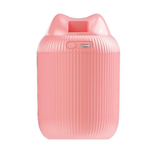 Mini humidificateur d'air ultrasonique et diffuseur d'huiles essentielles - Rose lgant, compact, silencieux, lumires LED