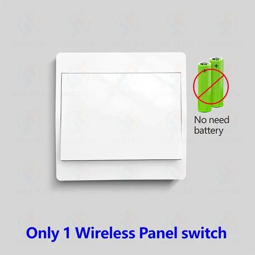 Mini Interrupteur D'clairage Intelligent 433mhz, Interrupteur Mural Sans Fil Auto-Aliment De 50m, Pas Besoin De Batterie, Mini Module Rf 110v 220v, Pour Appareil Mnager-1remote