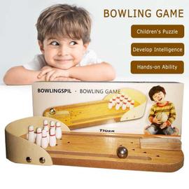 Bowling en bois pour enfants, ensemble de Sports d'intérieur
