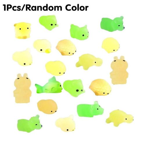 Mini Jouets Animaux De Dessin Anim Pour Enfants, Boule  Presser Lumineuse, Douce, Squishy Glow In The Dark, Jouet Apaisant Pour Bbs, Pour Adultes, Anti-S P7o6