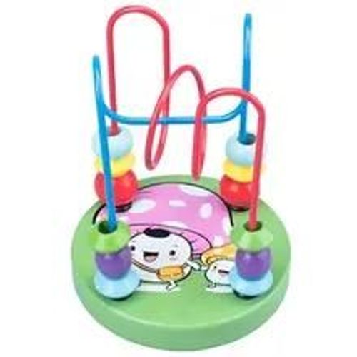 Mini Jouets En Bois Montessori Pour Enfants, Labyrinthe En Fil De Perles, Montagnes Russes, Puzzle Pour Tout-Petits, Jouets Pour Bbs-Mushroom 213