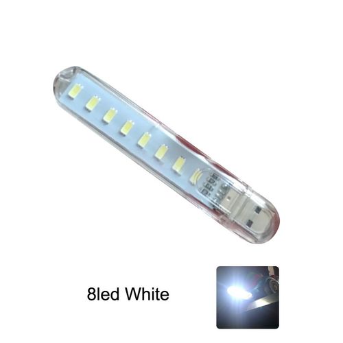 Mini Lampe De Lecture Portable Usb Led Dc5v,Lampe De Lecture Ultra Lumineuse,3led,8led,24led,Lumires Pour Power Bank,Pc Portable,Notebook - Type 8led White