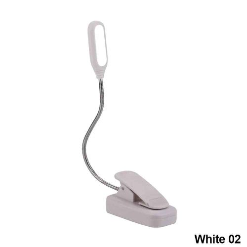 Mini Lampe De Table Led  Clipser Rglable,Veilleuse De Livre,Protection Des Yeux,Lampe De Bureau,Batterie 62,Flexible,tude,Chambre  Coucher,Lecture - Type White 02