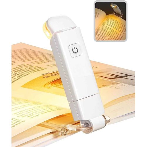 Mini Lampe De Table Led  Clipser Rglable,Veilleuse De Livre,Protection Des Yeux,Lampe De Bureau,Batterie 62,Flexible,tude,Chambre  Coucher,Lecture - Type X-92 Light-White