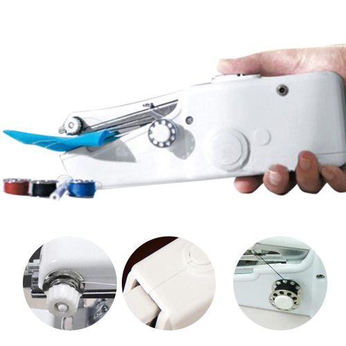 Mini Machine  Coudre Pratique Couture Rapide Couture Sans Fil Vtements Tissus Portable Machine  Coudre lectronique Domestique