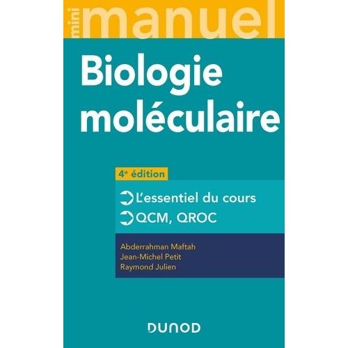 Mini Manuel De Biologie Molculaire - Cours + Qcm + Qroc    Format Grand Format 