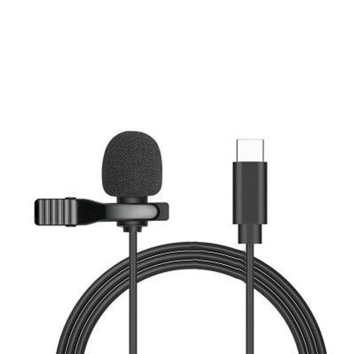 Mini microphone  condensateur portable Lavalier,micro-cravate  clipser,micro-cravate filaire,USB 1.5mm Type-C Microfon pour tlphone,Mac,ordinateur portable,PC,3.5m - Type Type-C