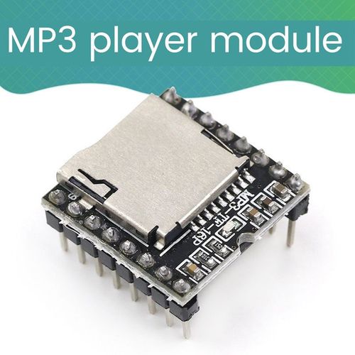 Mini Module De Lecteur Mp3, Accessoires Noirs, Carte De Dcodage Vocal Mp3 Audio Pour Arduino