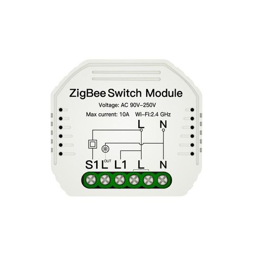Mini Module interrupteur d'clairage intelligent Tuya ZigBee 3.0, bricolage, avec tlcommande Tuya, fonctionne avec Alexa Google Home