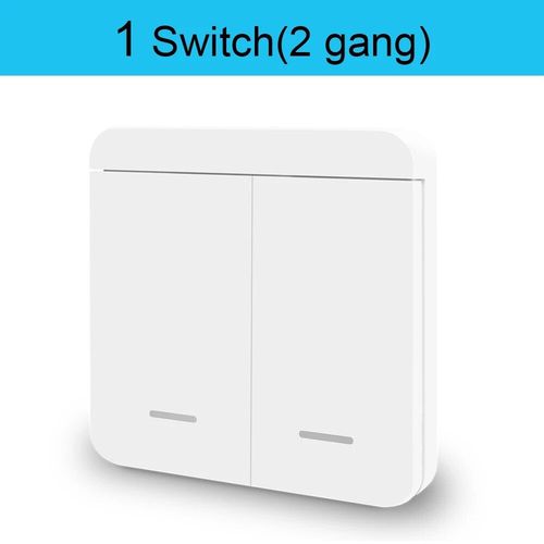 Mini Module interrupteur mural intelligent,wi-fi,433MHZ,commande  distance lectrique sans fil,220V,10a - Type 1W-2gang