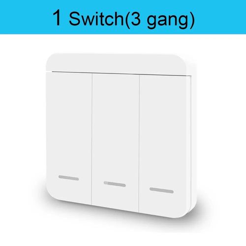 Mini Module interrupteur mural intelligent,wi-fi,433MHZ,commande  distance lectrique sans fil,220V,10a - Type 1W-3gang