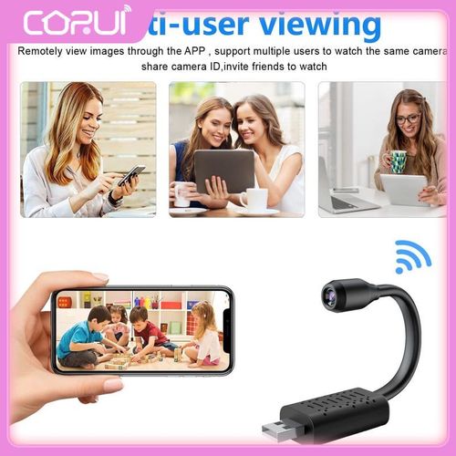 Mini Moniteur Sans Fil Avec Dtection De Mouvement, Camra Wi-Fi, Camscopes Tlcommands, Mini Moniteur Usb, 120 P, Louvain, 1080