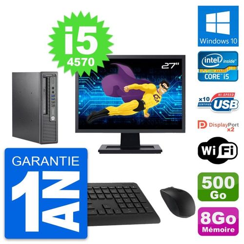Mini PC HP 800 G1 USDT Ecran 27