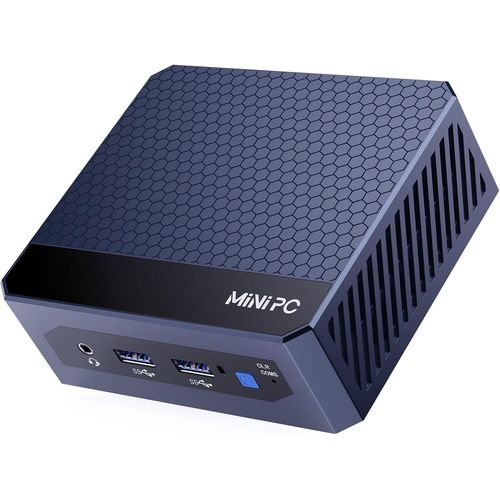 Mini Pc Intel Alder Lake N100(Max 3.4Ghz),16Go Ddr4 512Go M.2 Ssd Mini Ordinateur De Bureau W11 Pro,4 Usb 3.2,Dual 4K 60Hz Hdmi,Wifi 5G/2.4G Bt 4.2,Vesa,J45 Lan,Support 2.5'' Ssd,Portable Tour Pc